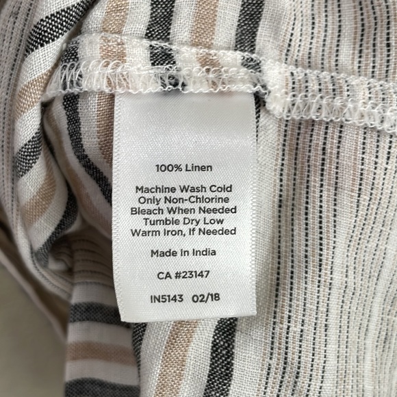 Large Linen Top Talbots - Picture 5 of 5